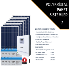 POLYKRİSTALLİ BAĞ EVİ PAKETİ (PAKET 7)