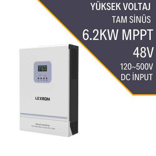 6.2KW MPPT 120-500V PV INPUT 100A MPPT INVERTER PARALLENEBİLİR