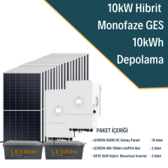 10KW MONOFAZE HİBRİT SİSTEM 1