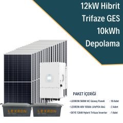 12KW TRİFAZE HİBRİT SİSTEM 2