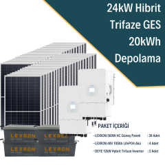 24KW TRİFAZE HİBRİT SİSTEM 1