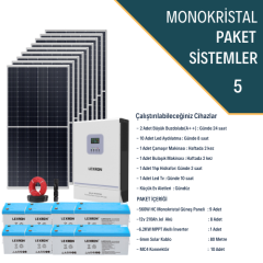 MONOKRİSTALLİ BAĞ EVİ PAKETİ (PAKET 5)